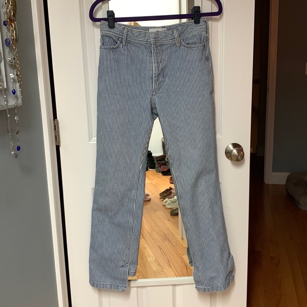 Toga Pulla Stripe‎ Railroad Denim